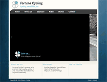 Tablet Screenshot of fortunacycling.com